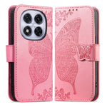 For Xiaomi Poco M8 Pro 5G / Redmi Note 15 Pro+ 5G (Global) Case with Strap Butterfly Pattern PU Leather Wallet Phone Cover