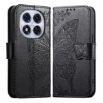 For Xiaomi Poco M8 Pro 5G / Redmi Note 15 Pro+ 5G (Global) Case with Strap Butterfly Pattern PU Leather Wallet Phone Cover