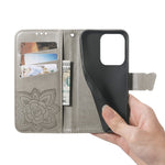 For Xiaomi Redmi 15C 4G (EU) (173mm)  /  15C 5G (EU) (173mm) Case with Strap Butterfly Pattern PU Leather Wallet Phone Cover