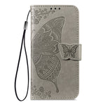For Xiaomi Redmi 15C 4G (EU) (173mm)  /  15C 5G (EU) (173mm) Case with Strap Butterfly Pattern PU Leather Wallet Phone Cover