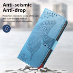 For Xiaomi Redmi 15C 4G (Global) (171mm)  /  Poco C85 4G (171mm) Case with Strap Butterfly Pattern PU Leather Wallet Phone Cover