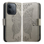 For Xiaomi Redmi 15C 4G (Global) (171mm)  /  Poco C85 4G (171mm) Case with Strap Butterfly Pattern PU Leather Wallet Phone Cover
