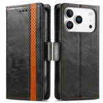 CASENEO For iPhone 18 Pro Max / 17 Pro Max Phone Cases PU Leather Cover Stand with RFID Blocking Wallet