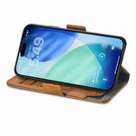 CASENEO til iPhone 18 Pro / 17 Pro Telefoncovers PU-lædercoverholder med RFID-blokerende pung