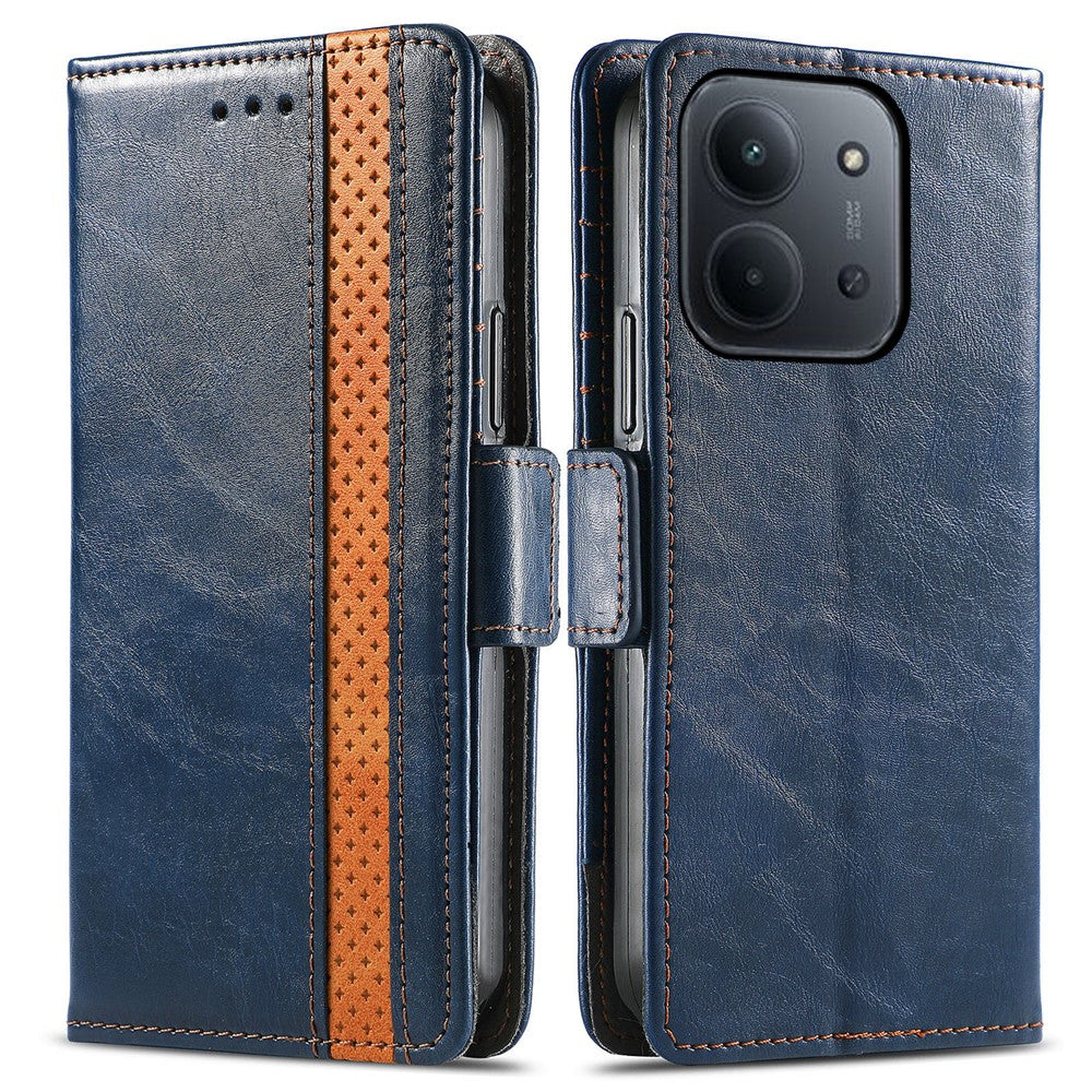 CASENEO For Xiaomi Redmi 15C 4G (Global) (171mm)  /  Poco C85 4G (171mm) Phone Cases PU Leather Cover Stand with RFID Blocking Wallet