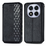 For Xiaomi Poco M8 Pro 5G / Redmi Note 15 Pro+ 5G (Global) Case Rhombus Imprint PU Leather Wallet Phone Cover