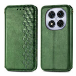 For Xiaomi Poco M8 Pro 5G / Redmi Note 15 Pro+ 5G (Global) Case Rhombus Imprint PU Leather Wallet Phone Cover