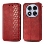 For Xiaomi Poco M8 Pro 5G / Redmi Note 15 Pro+ 5G (Global) Case Rhombus Imprint PU Leather Wallet Phone Cover