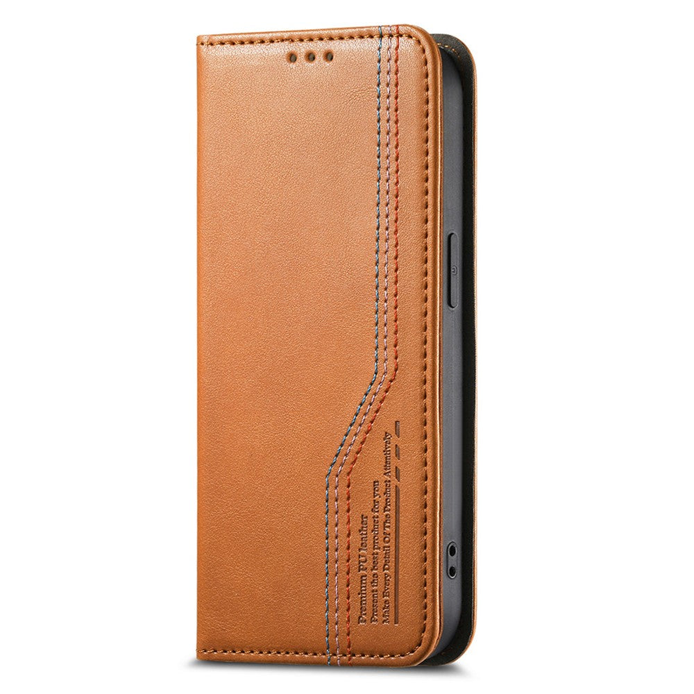 For Xiaomi Poco M8 Pro 5G / Redmi Note 15 Pro+ 5G (Global) Case Wallet Tri-Color Stitching Leather Phone Cover with Elastic Wristband
