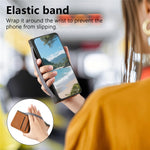 For Xiaomi Poco M8 Pro 5G / Redmi Note 15 Pro+ 5G (Global) Case Wallet Tri-Color Stitching Leather Phone Cover with Elastic Wristband