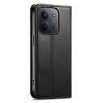 Xiaomi Redmi 15C 4G (Global) (171mm) / Poco C85 4G (171mm) Plånboksfodral, trefärgat läderfodral med elastiskt armband