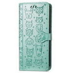 Phone Case For Xiaomi Redmi 15C 4G (EU) (173mm) / 15C 5G (EU) (173mm) / Poco C85 4G (173mm) Flip Wallet Leather Cover with Cute Cat Dog Pattern