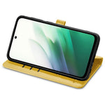 Xiaomi Redmi 15 4G (EU) (171mm) fodral med fällbart läderfodral och sött katt- och hundmönster