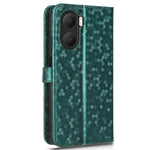 For Honor Play 40 Plus 5G Dot Pattern Imprinted PU Leather Case Stand Wallet Magnetic Flip Folio Phone Cover with Strap