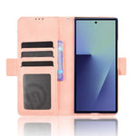 Til Samsung Galaxy Z Fold7 5G læderetui telefonpung med flere kortlommer