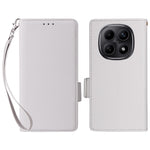 For Xiaomi Poco M8 5G / Redmi Note 15 5G (Global) / Note 15 4G (Global) Case Litchi Texture Wallet Leather Phone Cover with Wrist Strap