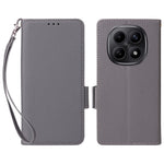 Til Xiaomi Poco M8 5G / Redmi Note 15 5G (Global) / Note 15 4G (Global) Cover Litchi Texture Pung Læder Telefoncover med Håndrem