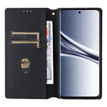For Xiaomi Poco M8 5G / Redmi Note 15 5G (Global) / Note 15 4G (Global) Case Wallet Rhombus Imprinted Leather Phone Cover