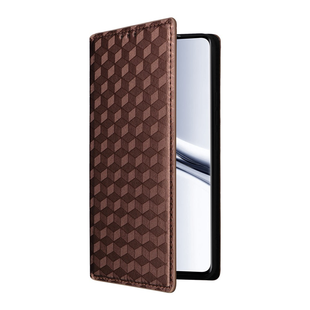 For Xiaomi Poco M8 5G / Redmi Note 15 5G (Global) / Note 15 4G (Global) Case Wallet Rhombus Imprinted Leather Phone Cover