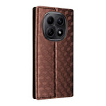 For Xiaomi Poco M8 5G / Redmi Note 15 5G (Global) / Note 15 4G (Global) Case Wallet Rhombus Imprinted Leather Phone Cover
