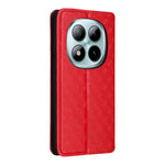 For Xiaomi Poco M8 Pro 5G / Redmi Note 15 Pro+ 5G (Global) Case Wallet Rhombus Imprinted Leather Phone Cover