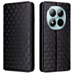 For Xiaomi Poco M8 Pro 5G / Redmi Note 15 Pro+ 5G (Global) Case Wallet Rhombus Imprinted Leather Phone Cover