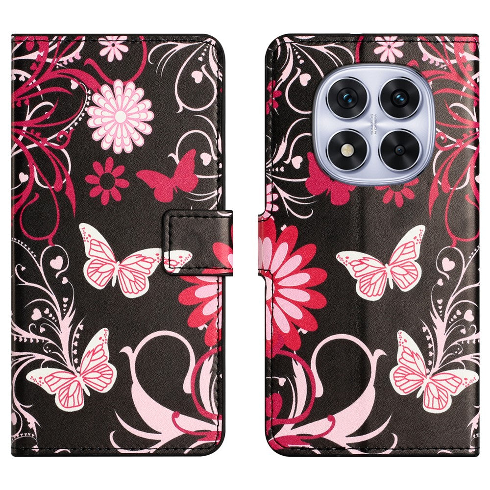 For Xiaomi Poco M8 5G / Redmi Note 15 5G (Global) Case Pattern Print PU Leather Wallet Phone Cover