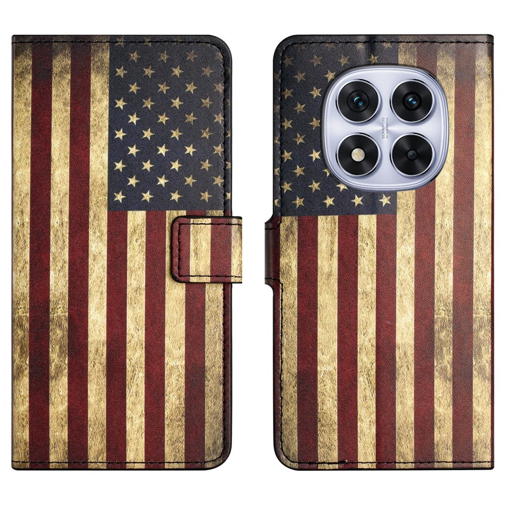 For Xiaomi Poco M8 5G / Redmi Note 15 5G (Global) Case Pattern Print PU Leather Wallet Phone Cover