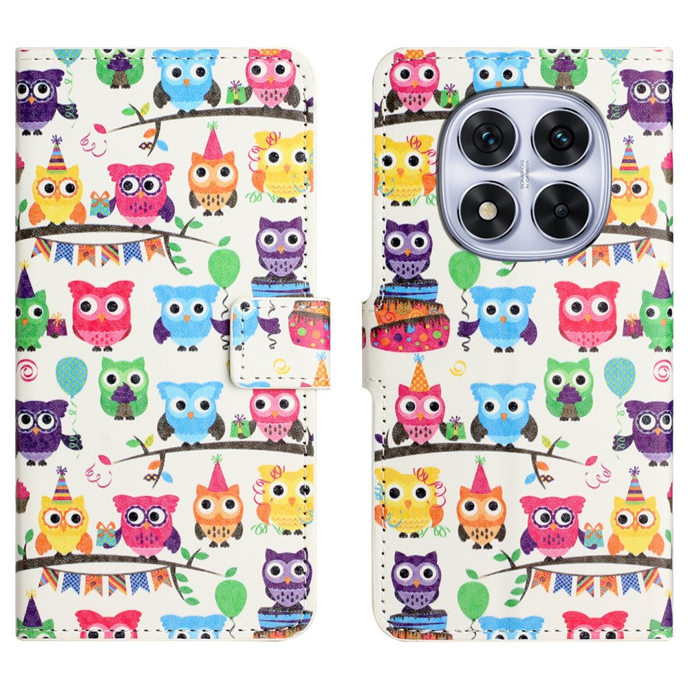 For Xiaomi Poco M8 5G / Redmi Note 15 5G (Global) Case Pattern Print PU Leather Wallet Phone Cover