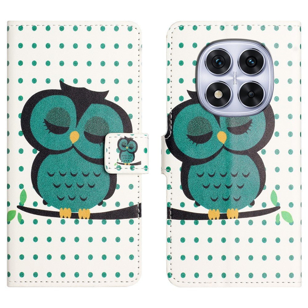 For Xiaomi Redmi Note 15 Pro 5G (Global) Case Pattern Print PU Leather Wallet Phone Cover