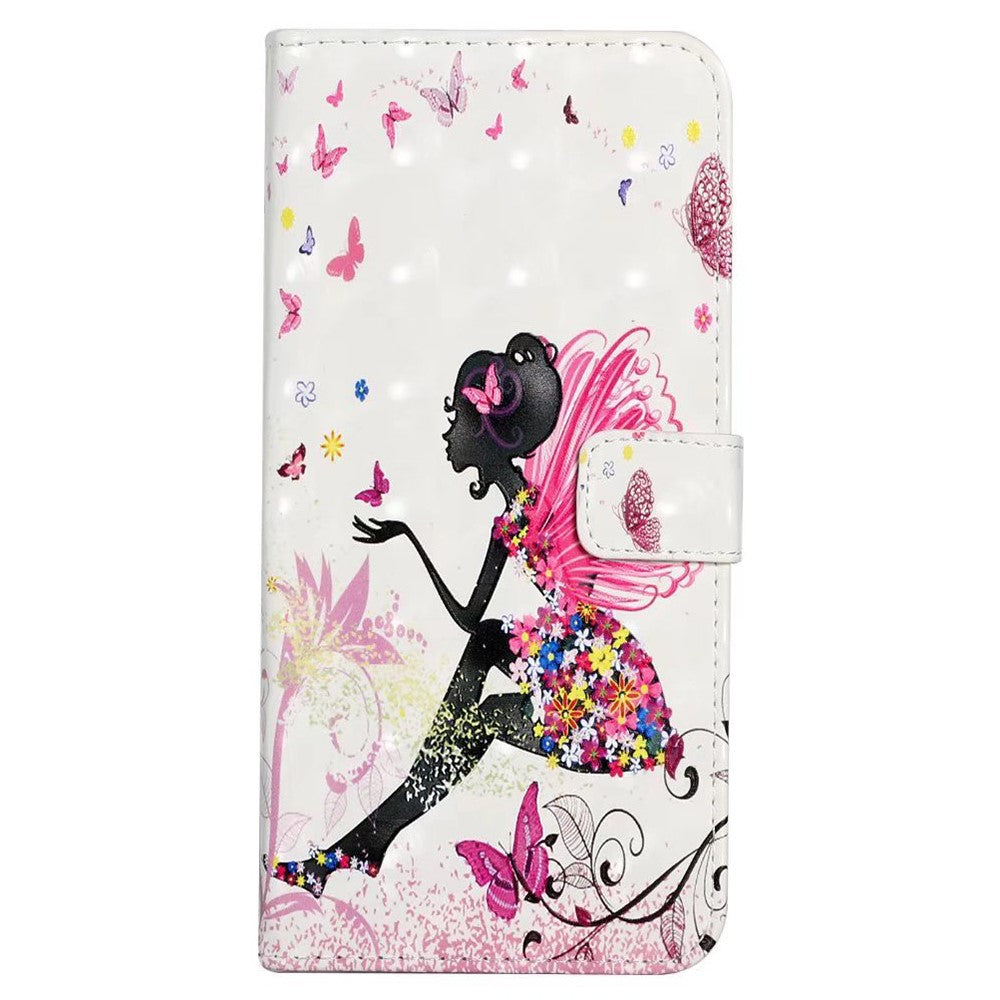 Telefoncover til Xiaomi Redmi 15C 5G (EU) (173mm) / 4G (EU) (173mm) / Poco C85 4G (173mm) 3D Kreativt Mønster PU Læder Standercover