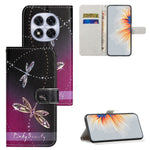 For Xiaomi Poco M8 Pro 5G / Redmi Note 15 Pro+ 5G (Global) Case Pattern Print PU Leather Wallet Phone Cover Cross Texture