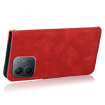 Läderfodral till Xiaomi Redmi 15C 5G (EU) (173 mm) / 4G (EU) (173 mm) / Poco C85 4G (173 mm) Färgskarvande mobilfodral med handledsrem