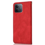 Leather Case For Xiaomi Redmi 15C 5G (EU) (173mm)  /  4G (EU) (173mm)  /  Poco C85 4G (173mm) Color Splicing Phone Cover with Wrist Strap