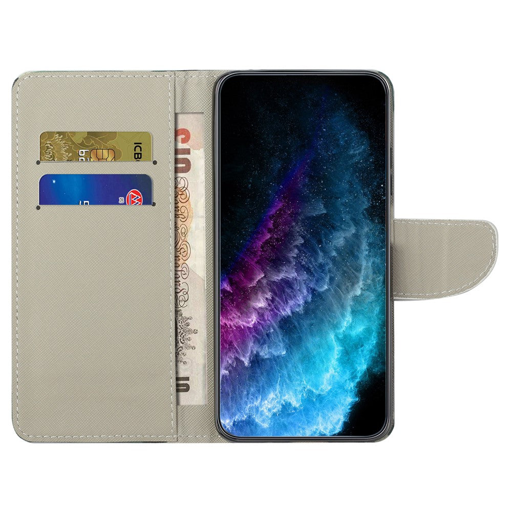For Xiaomi Poco M8 5G / Redmi Note 15 5G (Global) Case Pattern Printing Cross Texture Leather Phone Cover