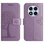 For Xiaomi Poco M8 5G / Redmi Note 15 5G (Global) Case PU Leather Owl Tree Imprinted Wallet Phone Cover with Strap