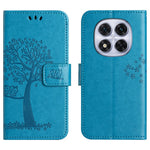 For Xiaomi Poco M8 5G / Redmi Note 15 5G (Global) Case PU Leather Owl Tree Imprinted Wallet Phone Cover with Strap