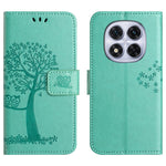 For Xiaomi Poco M8 5G / Redmi Note 15 5G (Global) Case PU Leather Owl Tree Imprinted Wallet Phone Cover with Strap