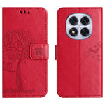 For Xiaomi Poco M8 5G / Redmi Note 15 5G (Global) Case PU Leather Owl Tree Imprinted Wallet Phone Cover with Strap