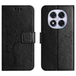 For Xiaomi Poco M8 5G / Redmi Note 15 5G (Global) Case PU Leather Owl Tree Imprinted Wallet Phone Cover with Strap