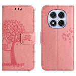 For Xiaomi Poco M8 Pro 5G / Redmi Note 15 Pro+ 5G (Global) Case PU Leather Owl Tree Imprinted Wallet Phone Cover with Strap