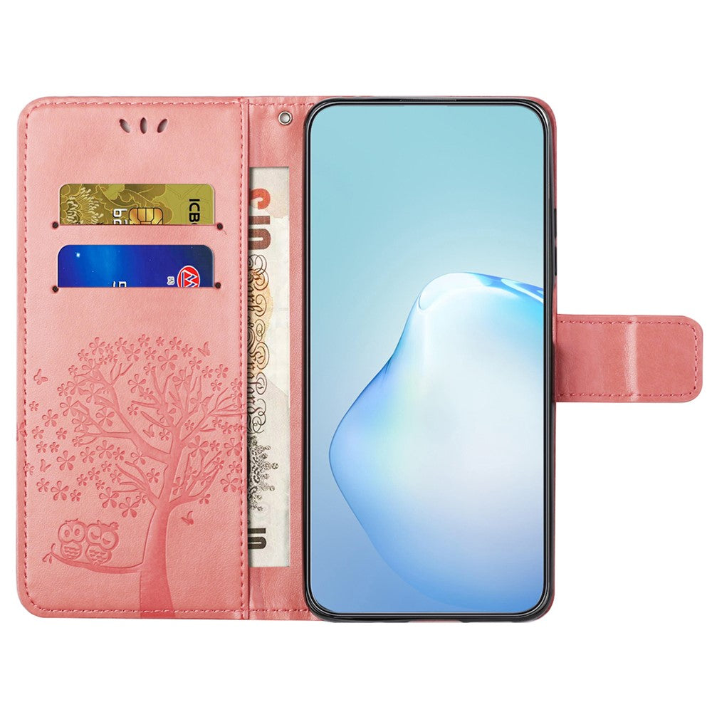 Xiaomi Poco M8 Pro 5G / Redmi Note 15 Pro+ 5G (Global) Fodral PU-läder Plånboksfodral med uggla och rem