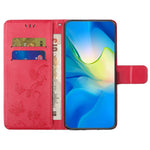 Xiaomi Poco M8 5G / Redmi Note 15 5G (Global) Plånboksfodral med tryckt fjärilsblomma i PU-läder