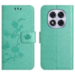 For Xiaomi Poco M8 Pro 5G / Redmi Note 15 Pro+ 5G (Global) Case Wallet Stand Imprinted Butterfly Flower PU Leather Phone Cover