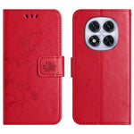 For Xiaomi Poco M8 Pro 5G / Redmi Note 15 Pro+ 5G (Global) Case Wallet Stand Imprinted Butterfly Flower PU Leather Phone Cover