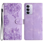Xiaomi Redmi 15 4G (EU) (171mm) Fodral Fjärilsblommönster Läderfodral med beröringsfunktion