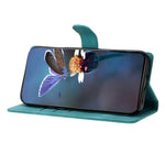 Leather Case For Xiaomi Redmi 15C 5G (EU) (173mm)  /  4G (EU) (173mm)  /  Poco C85 4G (173mm) Butterfly Flower Pattern Skin-Touch Phone Cover