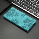 Leather Case For Xiaomi Redmi 15C 5G (EU) (173mm)  /  4G (EU) (173mm)  /  Poco C85 4G (173mm) Butterfly Flower Pattern Skin-Touch Phone Cover