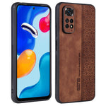 AZNS För Xiaomi Redmi Note 11 4G (Qualcomm) / Note 11S 4G Mobilskal med tryckt mönster i fallskyddande PU-läder + TPU-fodral