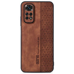 AZNS För Xiaomi Redmi Note 11 4G (Qualcomm) / Note 11S 4G Mobilskal med tryckt mönster i fallskyddande PU-läder + TPU-fodral